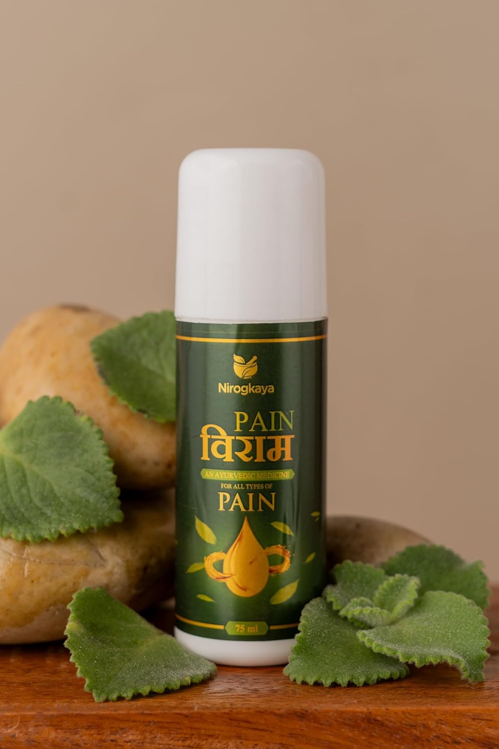 NirogKaya Pain Viram Oil – Non-Greasy Herbal Formula for Joint Pain